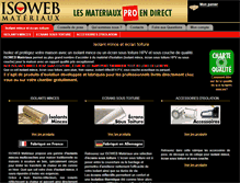 Tablet Screenshot of isowebmateriaux.com